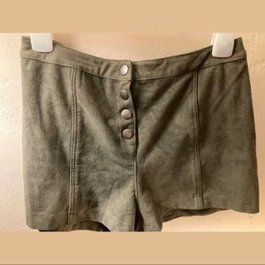 Abercrombie & Fitch Faux Suede Shorts